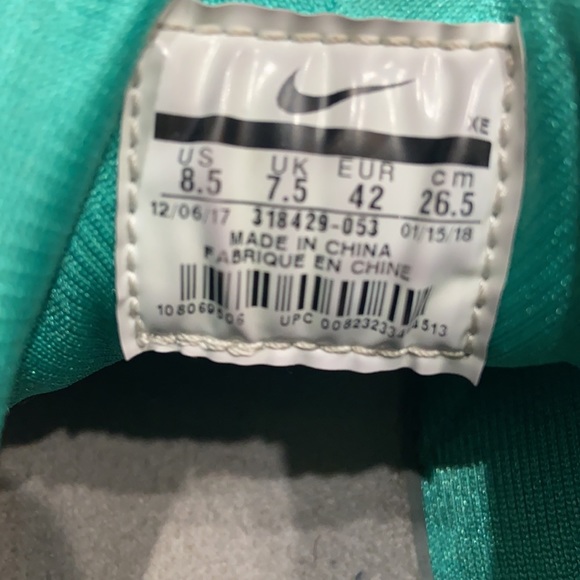 Pink and Turquoise Huarache Sneakers - Picture 8 of 8